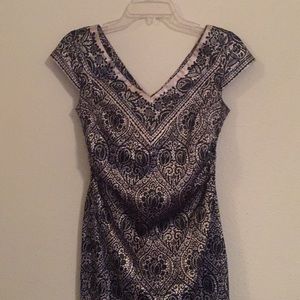 A cute black and cream dress